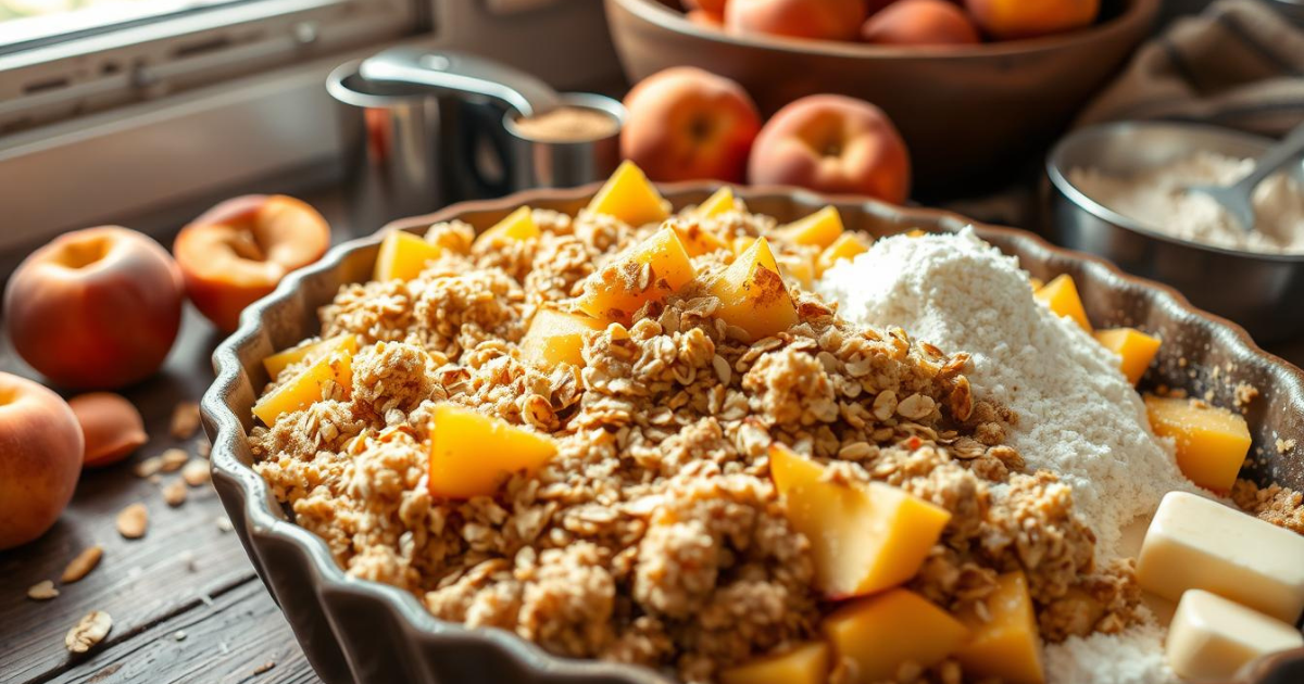 Peach Crumble Recipe