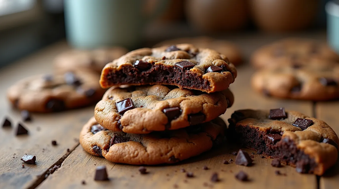 Double Chunk Chocolate Cookie