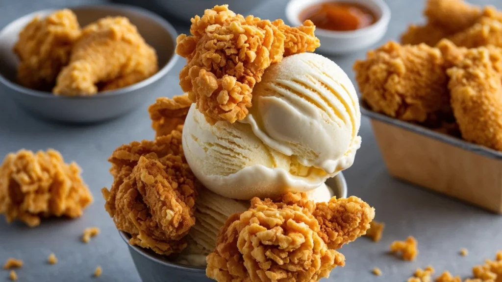 Fried Chicken Ice Cream