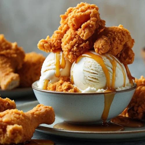 Fried Chicken Ice Cream