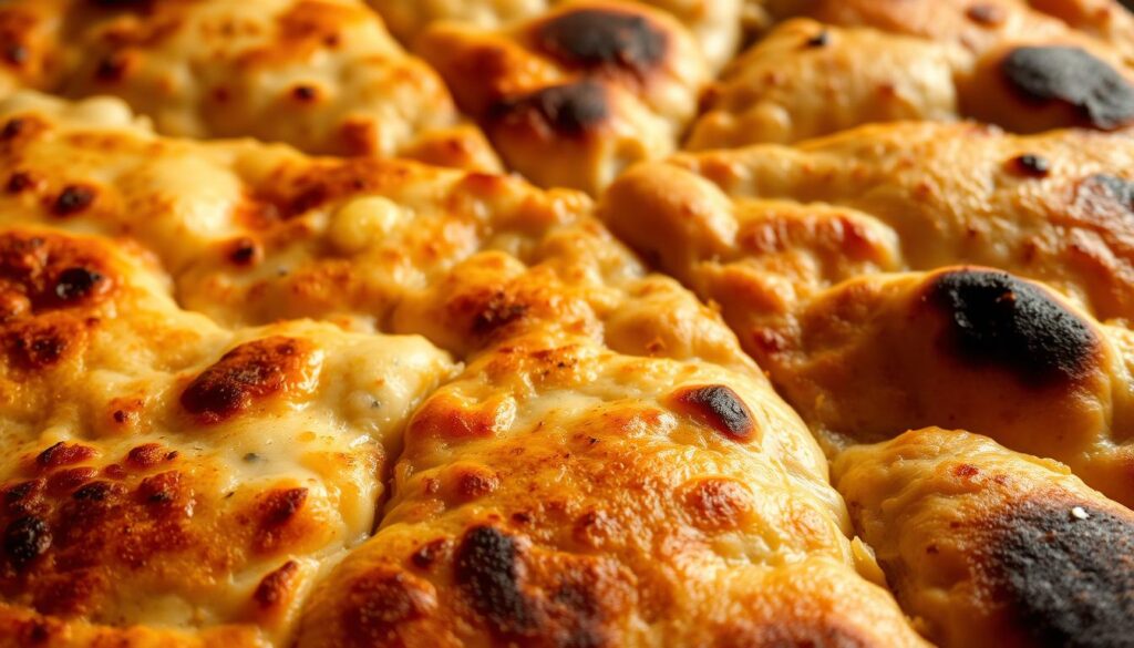 A thick, golden-brown wood-fired pizza crust, with a crisp, charred exterior and a soft, airy interior. The crust is freshly baked, its surface adorned with delicate patterns and bubbles, a testament to the skillful handling of the dough and the intense heat of the wood-fired oven. The crust is the foundation of an authentic Italian pizza, its texture and flavor complementing the array of toppings that will soon be layered upon it. Captured in a close-up shot, the crust fills the frame, its rustic beauty and tantalizing appearance inviting the viewer to imagine the delicious pizza that will soon emerge from the oven. A thick, golden-brown wood-fired pizza crust, with a crisp, charred exterior and a soft, airy interior. The crust is freshly baked, its surface adorned with delicate patterns and bubbles, a testament to the skillful handling of the dough and the intense heat of the wood-fired oven. The crust is the foundation of an authentic Italian pizza, its texture and flavor complementing the array of toppings that will soon be layered upon it. Captured in a close-up shot, the crust fills the frame, its rustic beauty and tantalizing appearance inviting the viewer to imagine the delicious pizza that will soon emerge from the oven.